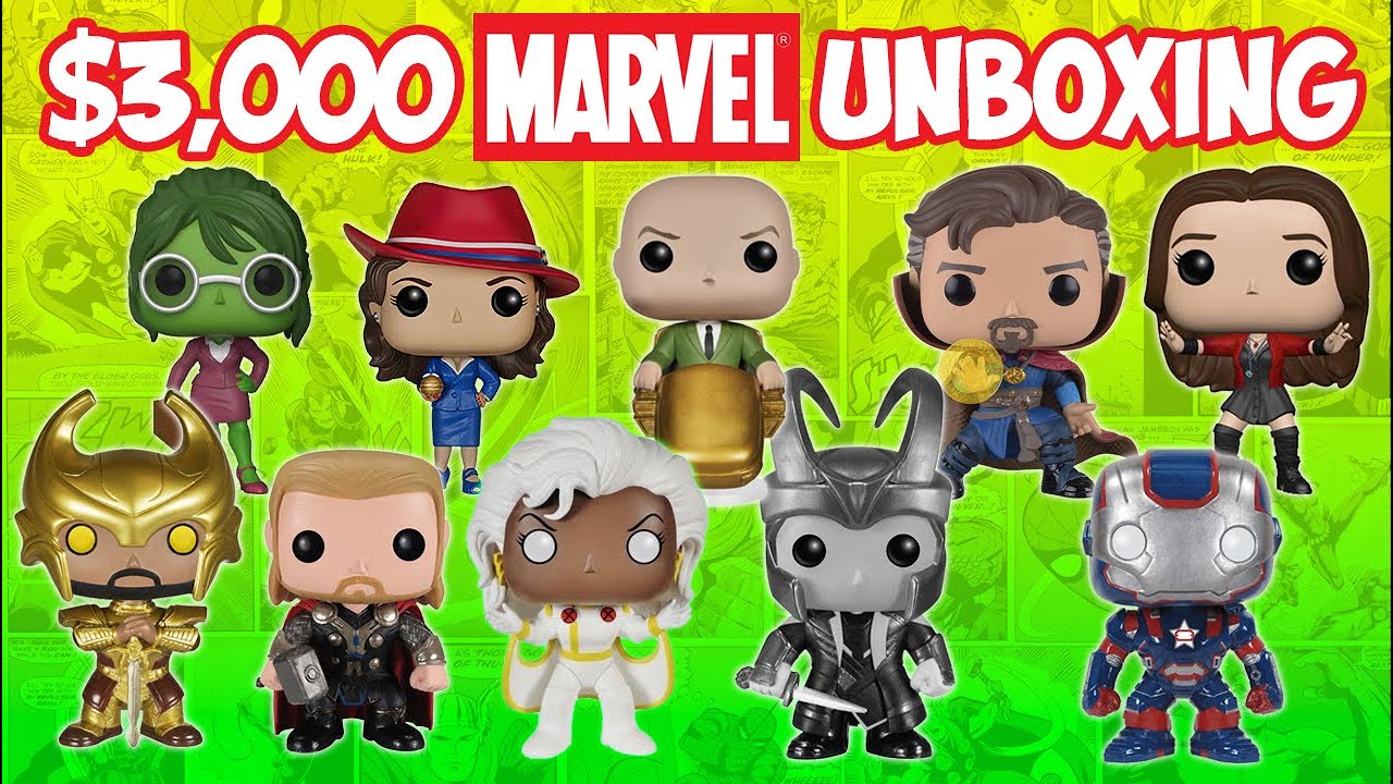 $3000 MARVEL FUNKO POP UNBOXING! RARE POPS & GRAILS!