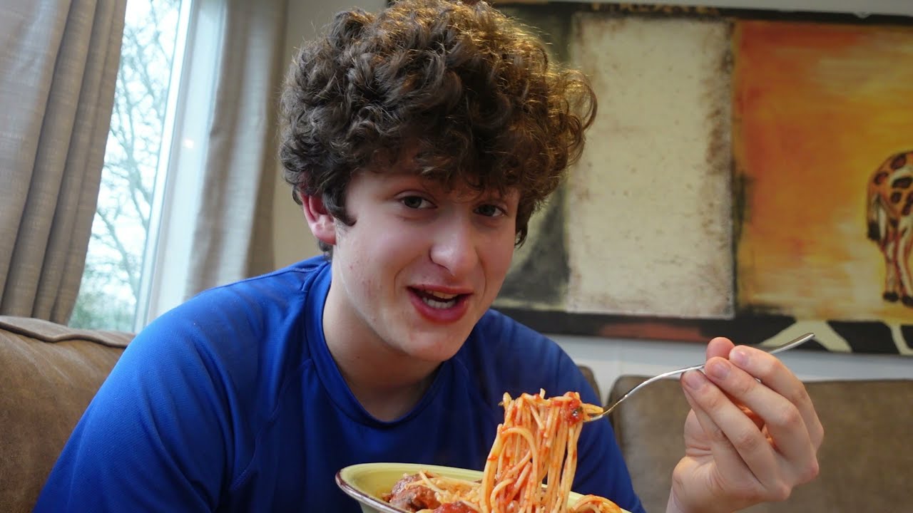 Spaghetti Meatballs MUKBANG!