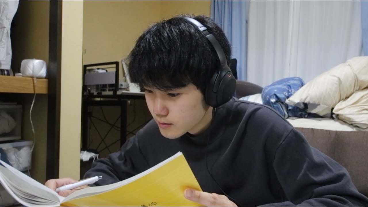 【ASMR】1日を無駄にしたので1時間だけ勉強する、書く音、めくる音【SUB】Studying for only one hour, writing sounds, turning sounds