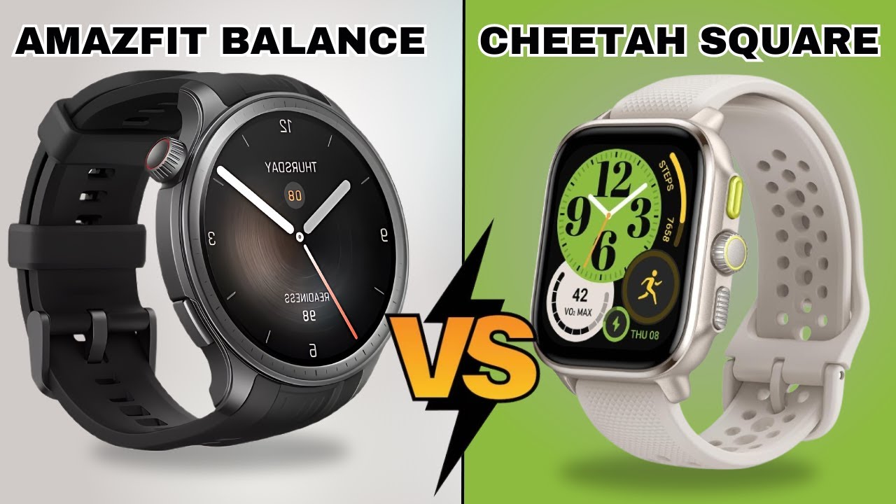 Amazfit Balance Vs Amazfit Cheetah Square Comparativo - Qual o Melhor?