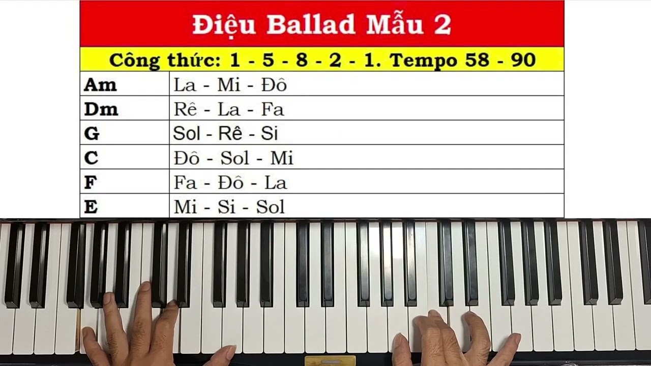 Đệm Ballad Tay trái
