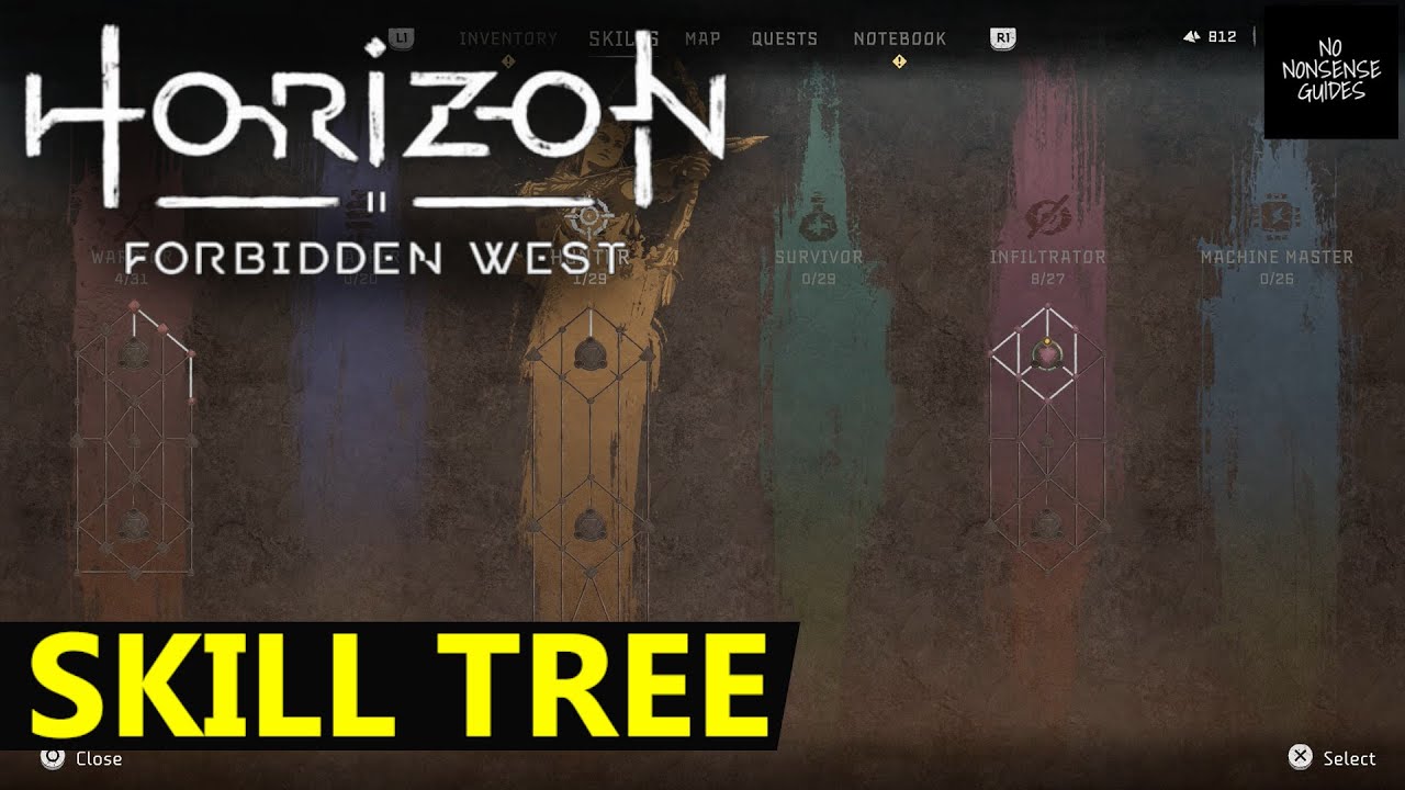 Horizon Forbidden West Skill Tree - All Skills & Abilities