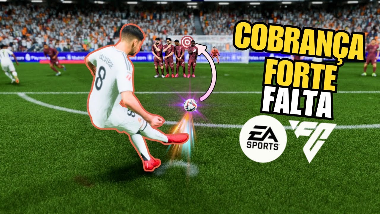 FC 25: Domine a Cobrança de Falta com Chutes Fortes!