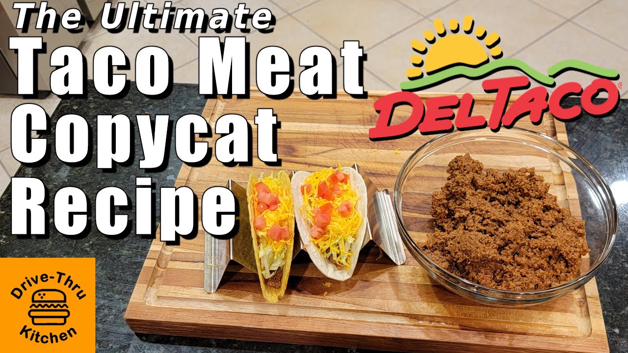 Рецепт тако с приправленным говяжьим фаршем от Del Taco, 100%!