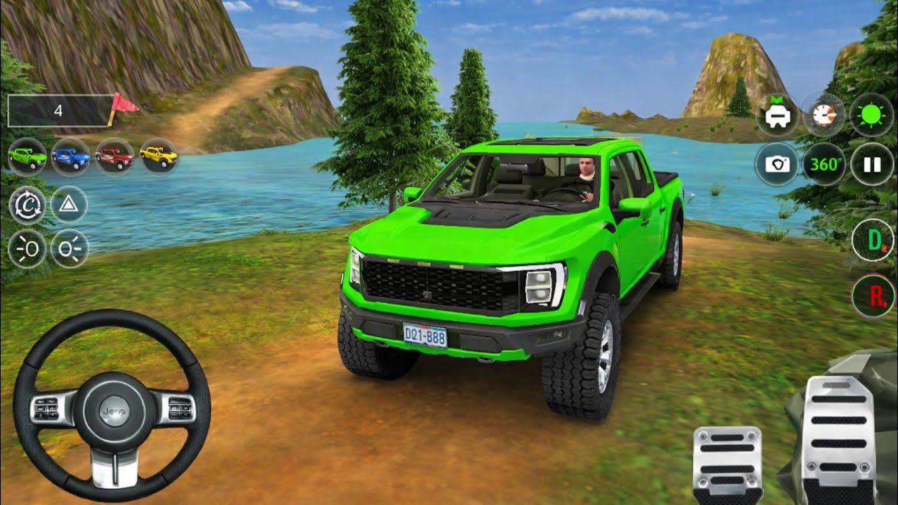 4x4 Offroad Jeep Driving Simulator 3D - Drive SUV 4x4 jeep Offroad Game - Android GamePlay