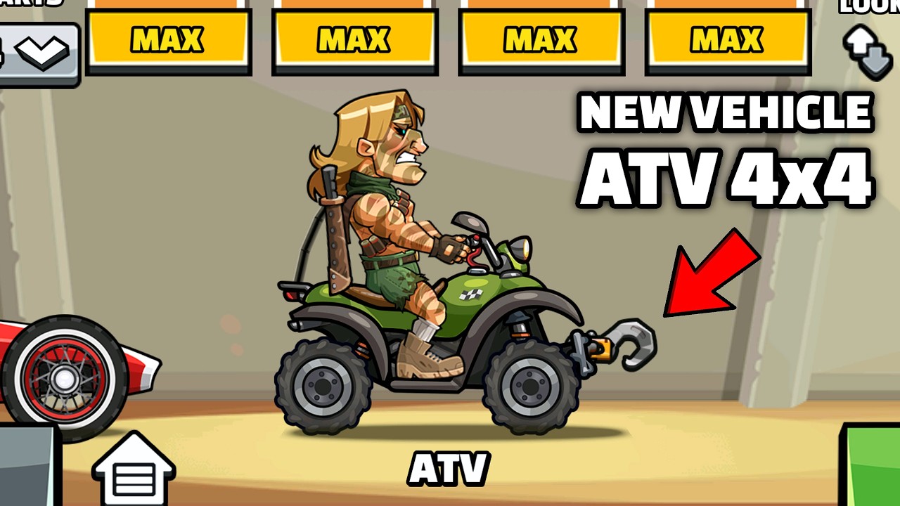 Hill Climb Racing 2 - ATV UPDATE 1.68.0 NEW VEHICLE QUAD BIKE 4x4