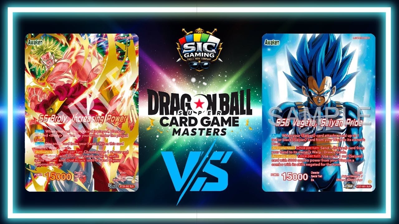DBS Masters: Broly VS Vegeta
