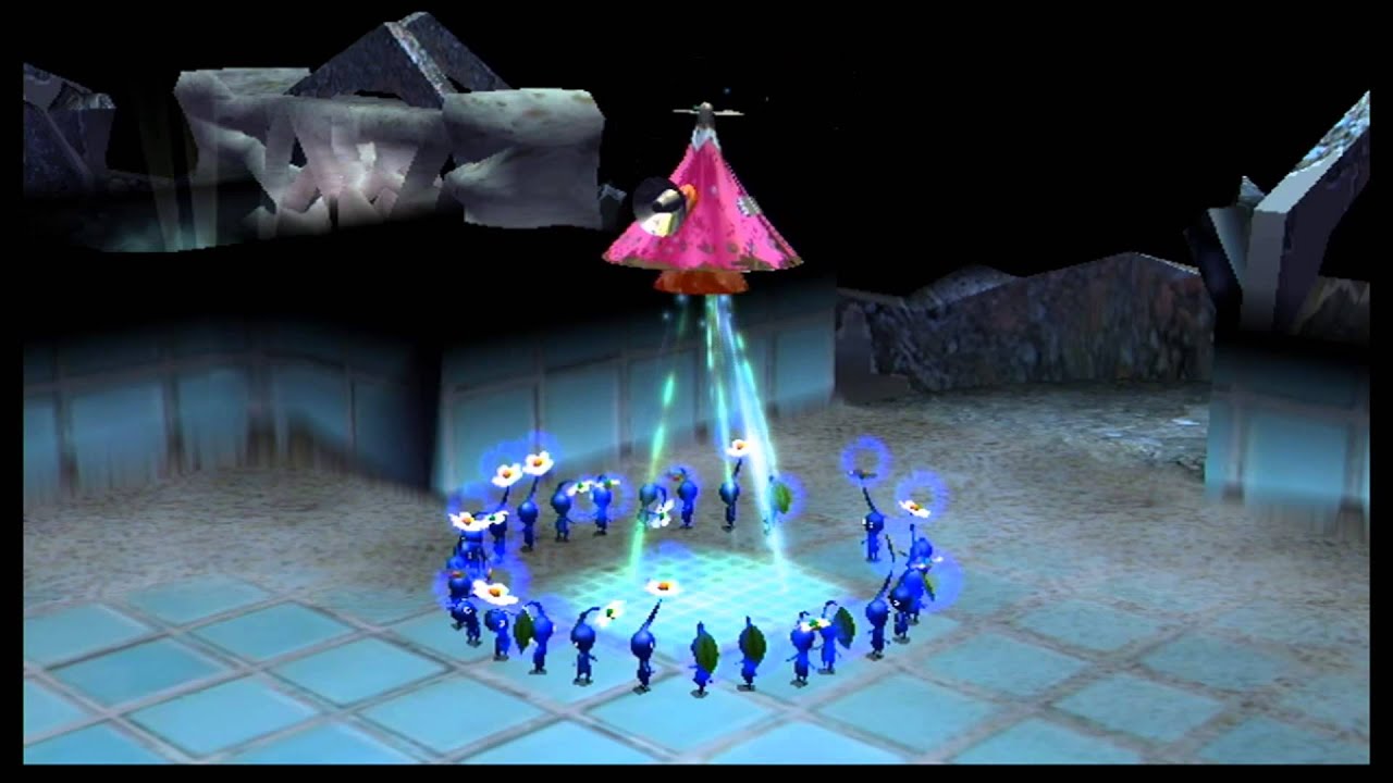 Pikmin 2 Cutscenes (Shower Room)