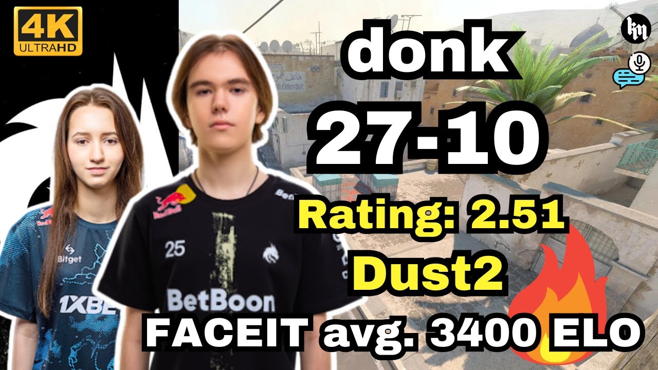 🔥donk (27-10) w/suns1de (Dust2) | Apr 19, 2025 | CS2 POV/DEMO