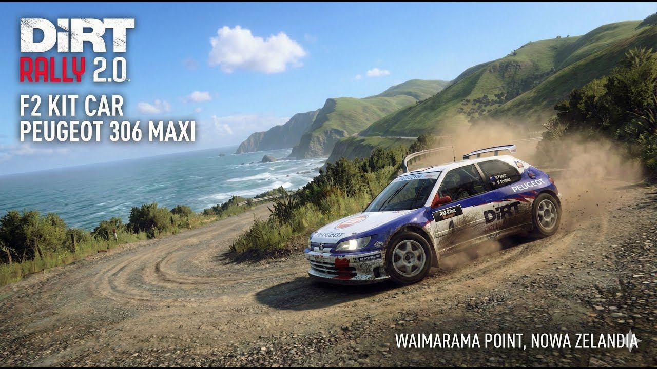Dirt Rally 2.0 - Wyzwanie dnia - F2 - kit car - Peugeot 306 Maxi, Waimarama Point ,Nowa Zelandia
