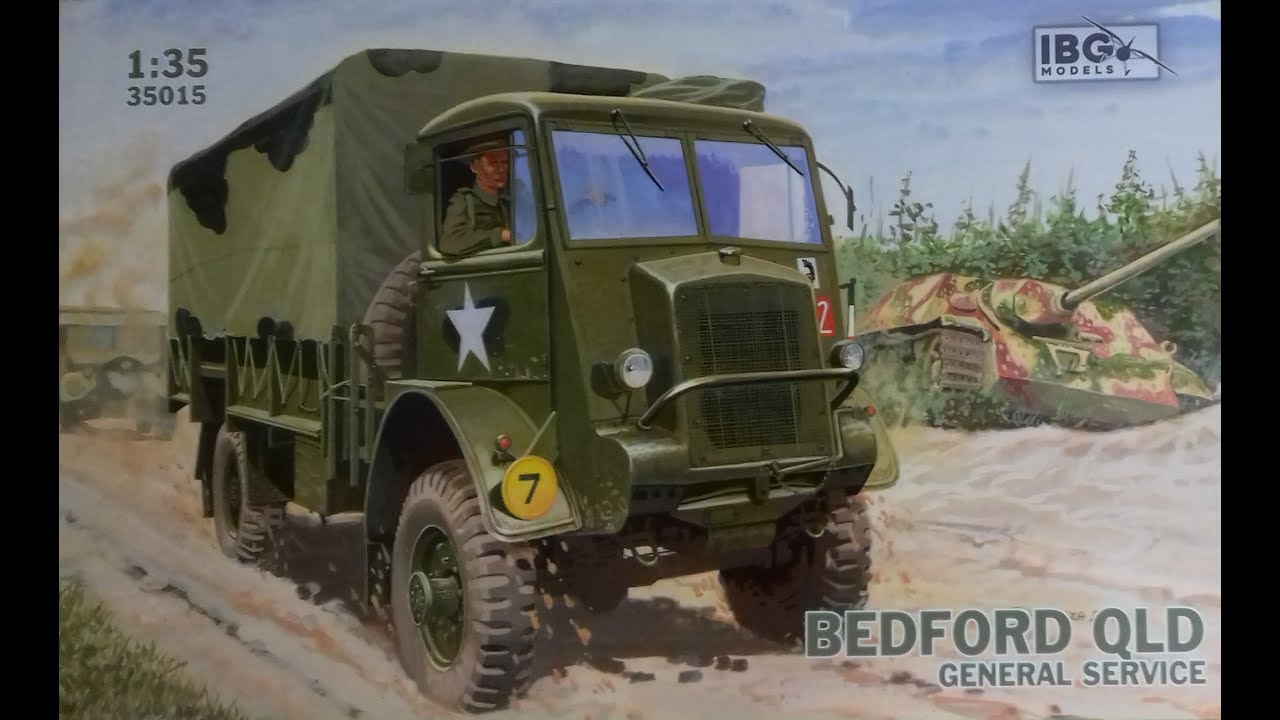 WHATS IN THE BOX? IBG MODELS, 1/35, 35O17; BEDFORD QLR WIRELESS TRUCK. KIT REVIEW 193.