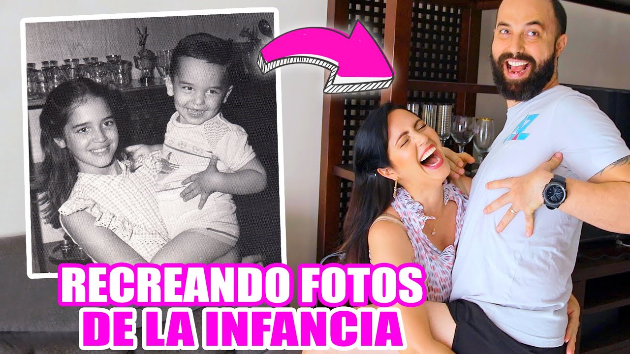 Imitando Fotos de mi Infancia! Me Corto el Cabello para Recrear Fotos Viejas 😱 SandraCiresArt