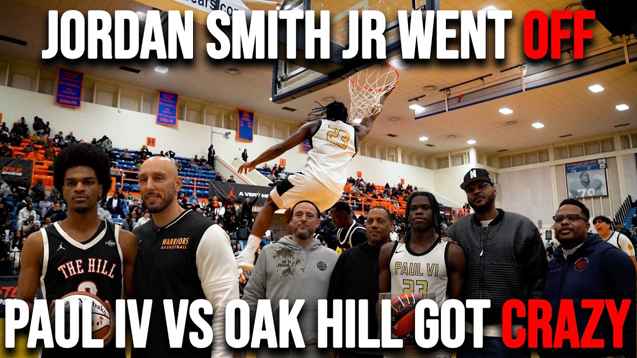 Jordan Smith Jr Might Be the Best in the Country 👀 (Paul VI vs Oak Hill)