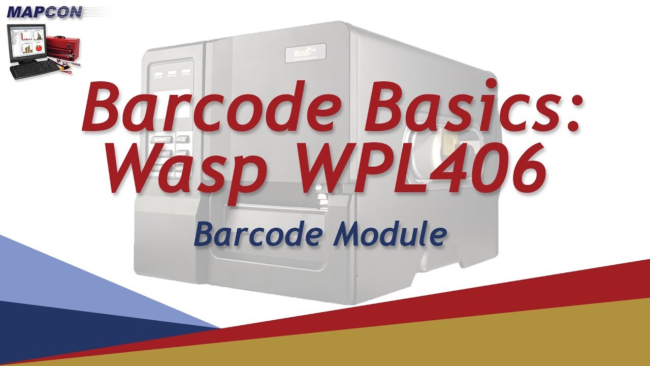 Barcode Basics: Wasp Printer Setup  -MAPCON CMMS