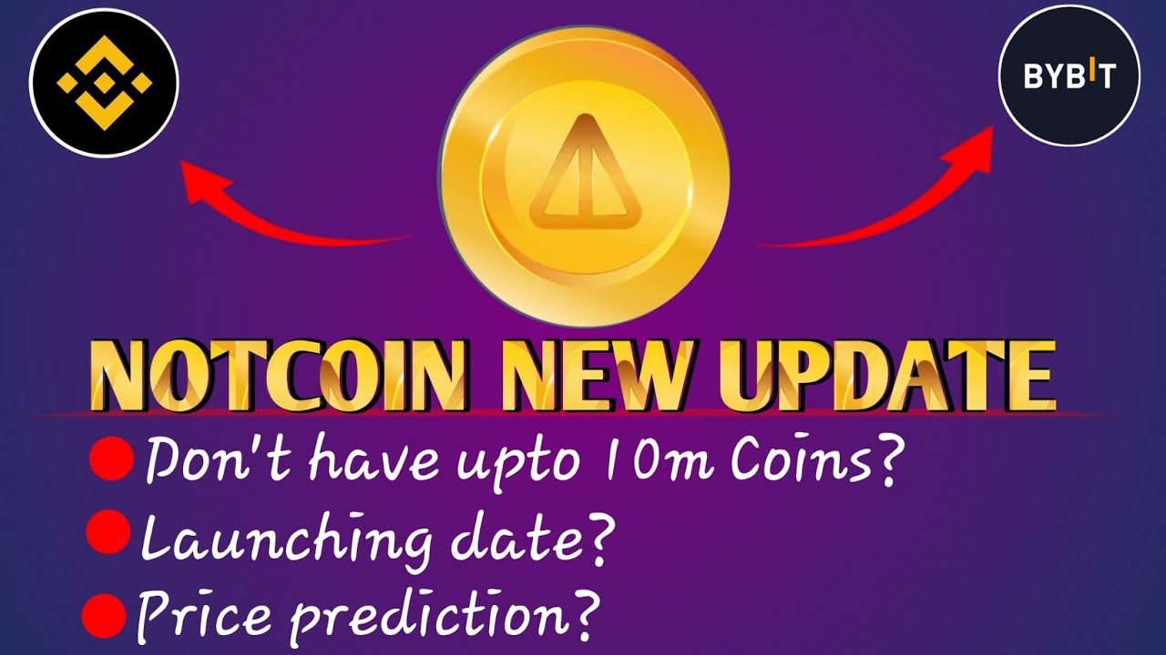 Notcoin New Update | Launch Date | Price  | Don't Have 10 Million Coins?