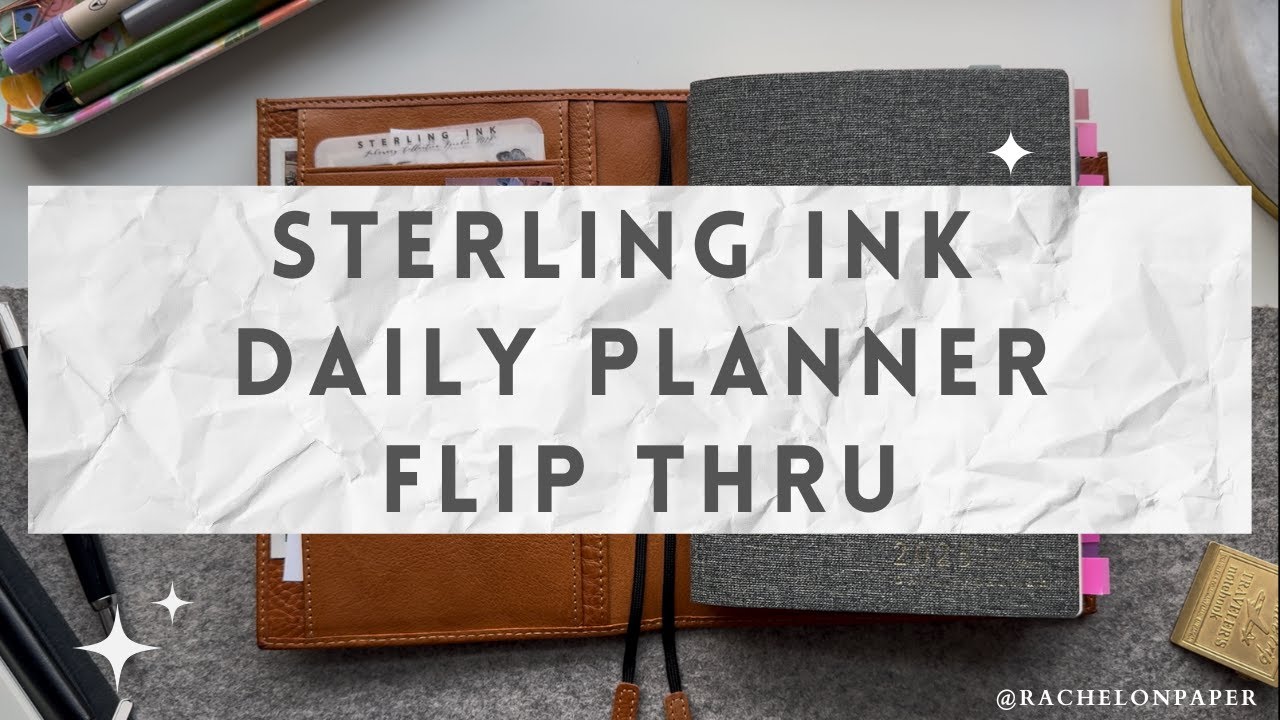 ЕЖЕДНЕВНИК STERLING INK B6 ДЛЯ ПЕРЕСМОТРКИ | мой ежедневник, годовой архив и журнал воспоминаний