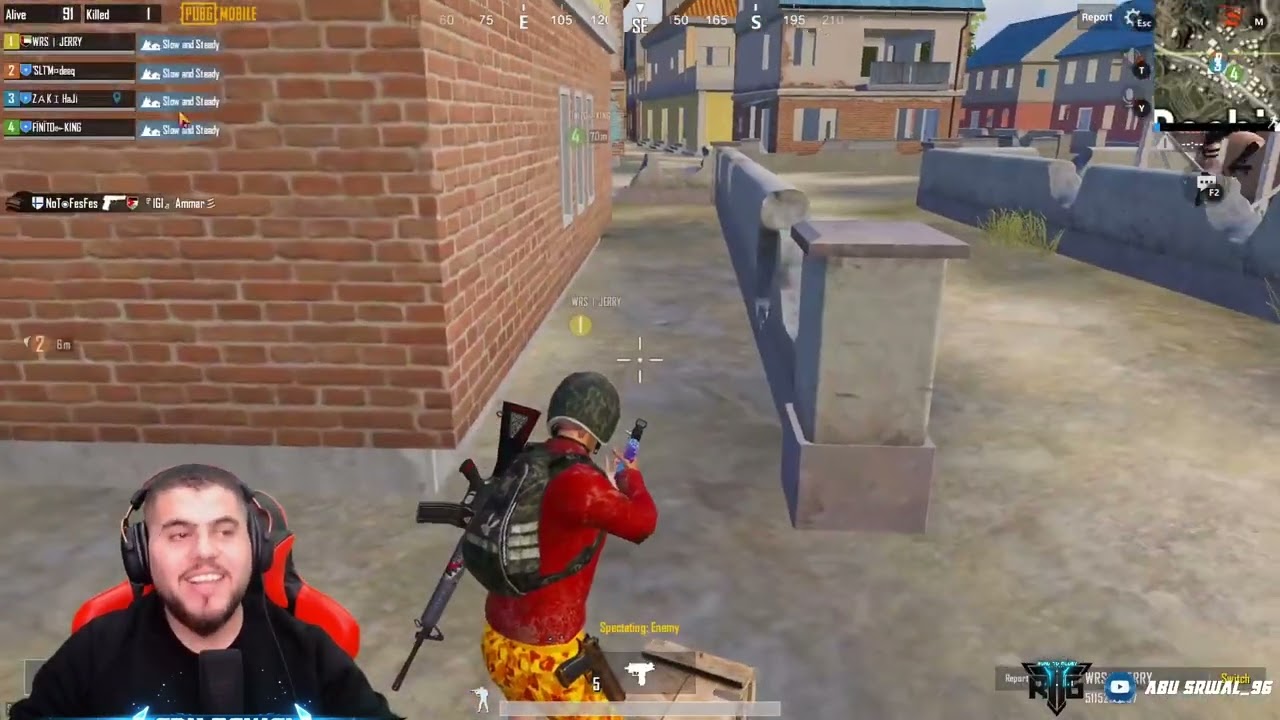 ابو سروال قلب فيها رومنسي عالبث 😱😱واقوى فايت سولو سكواد بالتاريخ)😂🔥-PUBG MOBILE