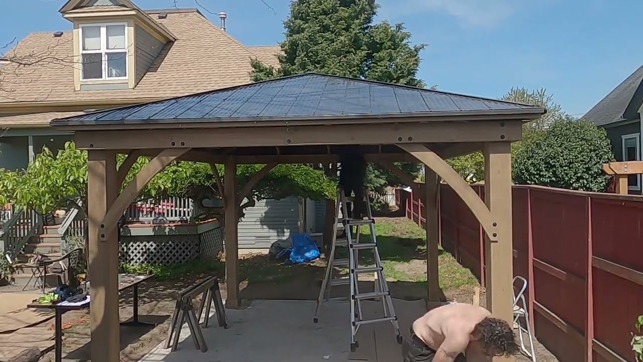 Costco Yardistry Gazebo Build 12x14