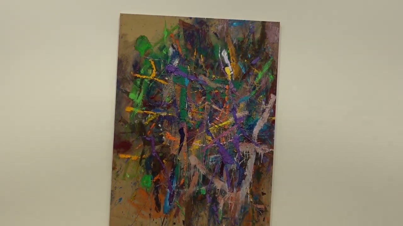 Spencer Lewis “JACQUES Pink and purple paintings for my dad” at HARPER’S