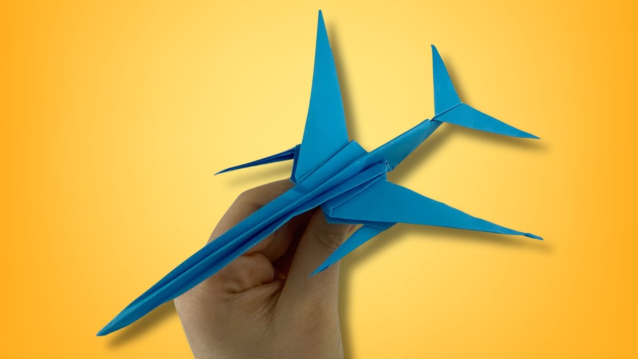 Papierflieger basteln, der extrem weit fliegt 🚀
