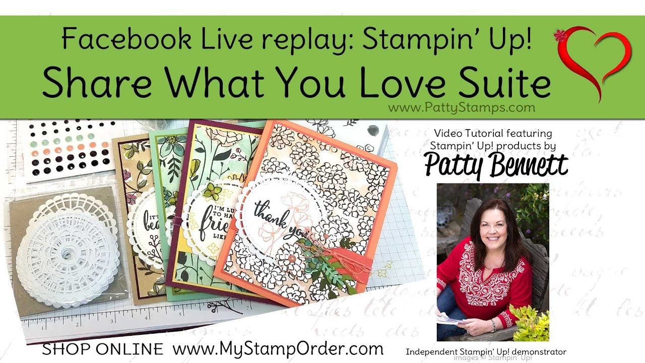 Share What You Love Stampin' UP! Card Ideas / preorder info