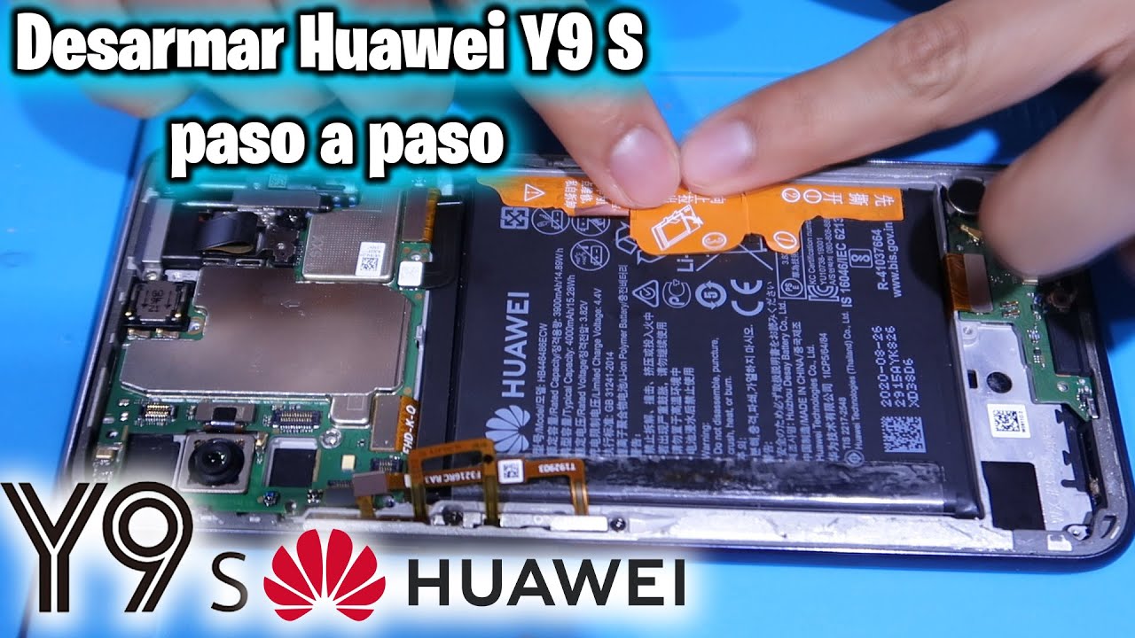 Como Desarmar un Huawei Y9s paso a paso completo | Abrir huawei Y9s tutorial | Cambiar pantalla