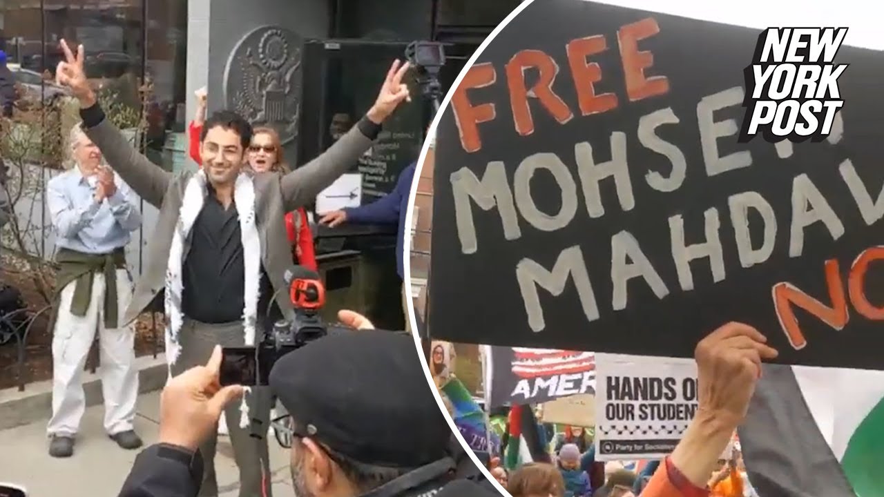 Detained Columbia protester Mohsen Mahdawi freed from ICE custody, sends message to Trump