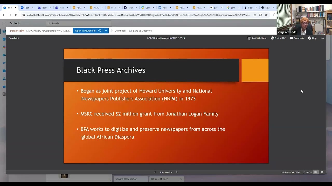 Black Girls in Archives Office Hours: Sonja Woods