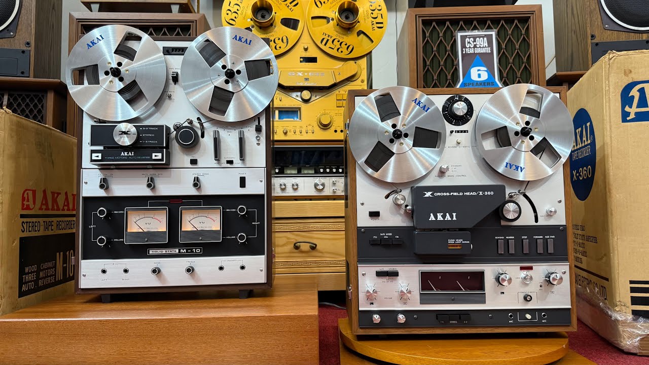 Đầu Băng Cối Tự Hành 📽️ Akai - M10 👉 X - 360 👉 Full Thùng Xốp. Đẹp Nhất Việt Nam 2025 Hàng Sưu Tầm