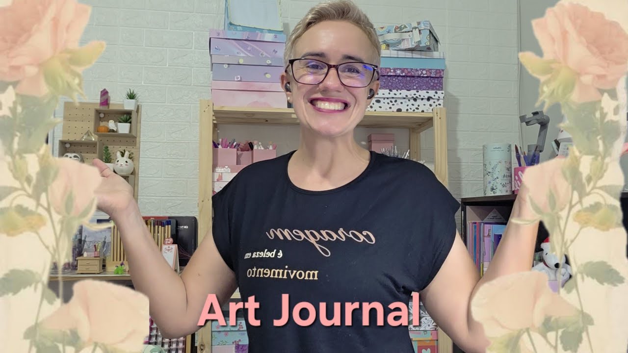 Vem comigo fazer um Art Journal sem compromisso @studiodioaraujo @DiarioVintage 
