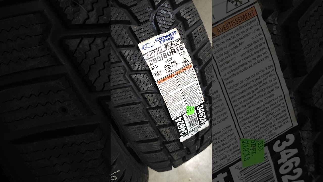 Cooper Evolution winter, snow tires