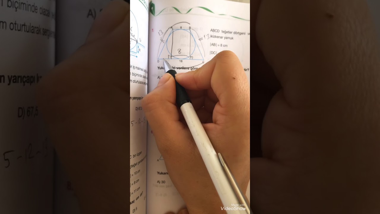 Çemberde Teğet Soru Çözümü