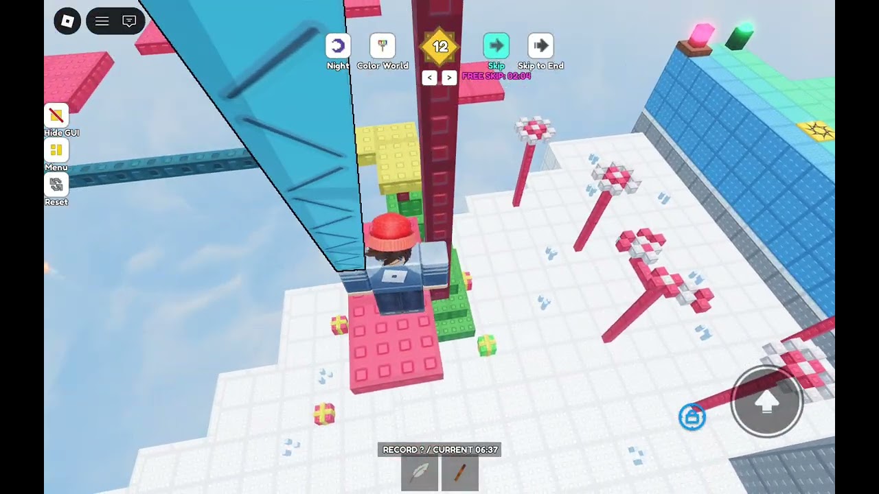 Aku bakalan main obby spiral! | spiral obby