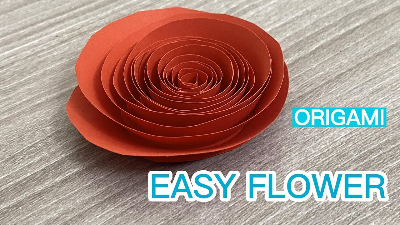 Easy Origami Flower 🌸 | Calm & Relaxing Paper Folding