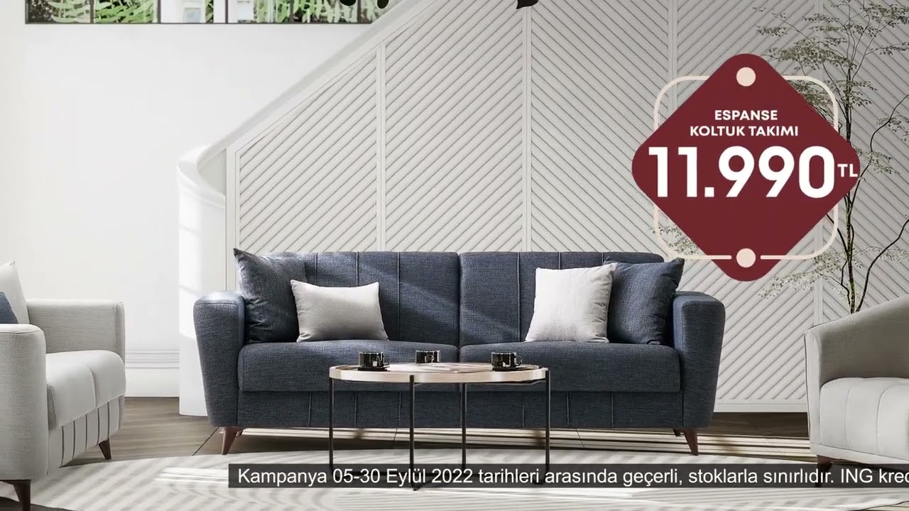 Konfor Mobilya&rsquo;dan Evinizi G&uuml;zelleştirecek Fırsatlar / Espanse Koltuk Takımı