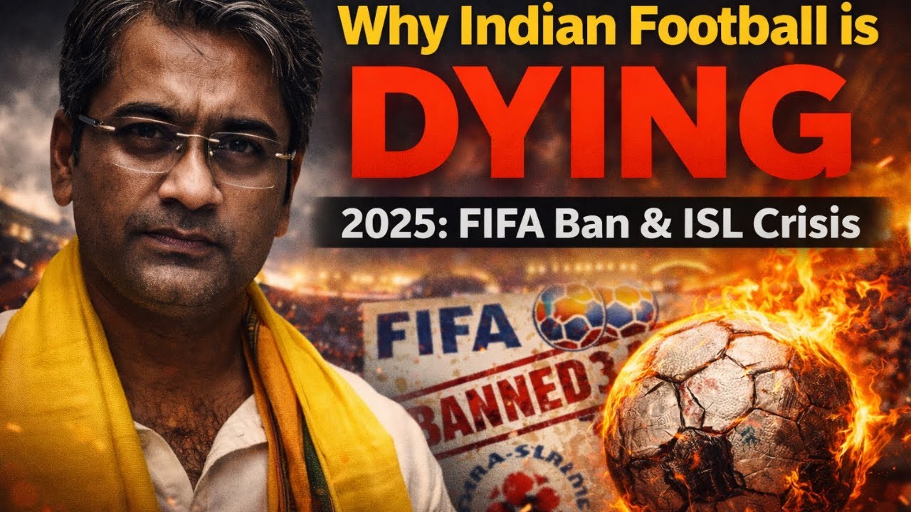 Why Indian Football is DYING in 2025: The FIFA Ban & ISL Crisis #SaveIndianFootball #IndianFootball