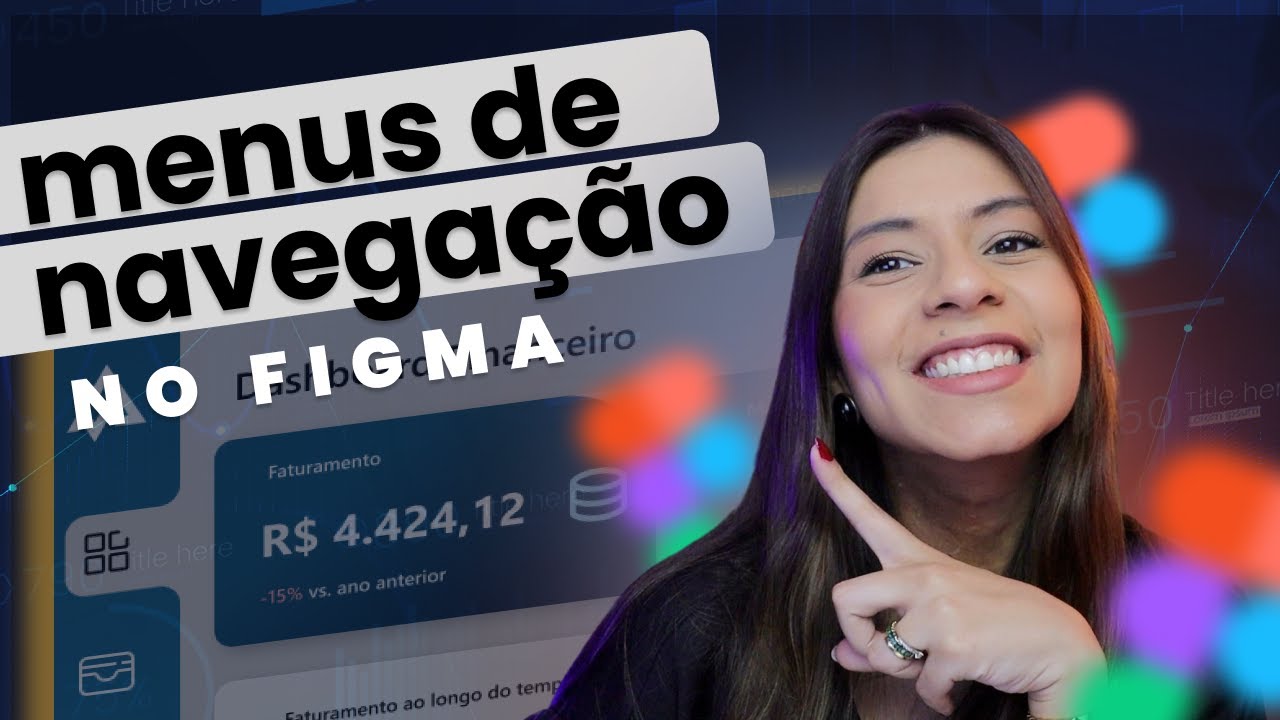 Como Criar Menus de Navega&ccedil;&atilde;o Profissionais no Figma para Dashboards | Design Moderno para Power BI