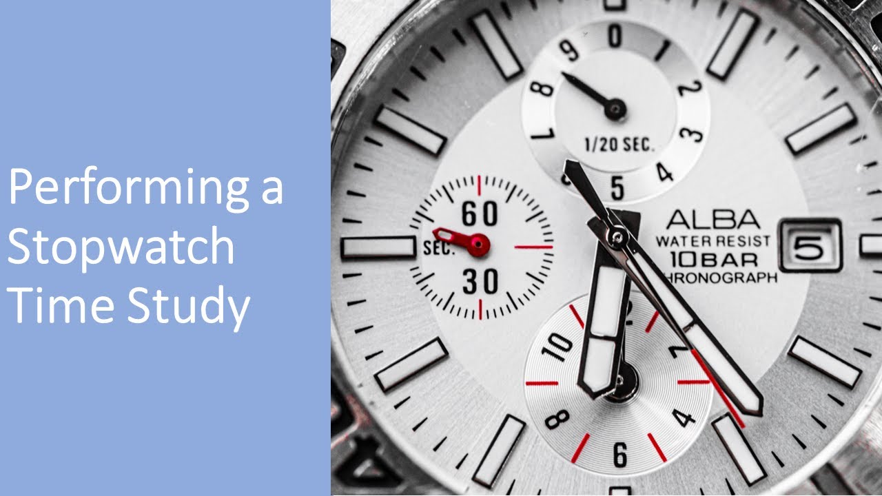 Stopwatch Time Study