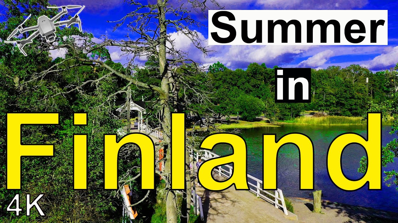 4K Drone Video Ultra HD - Finland Drone Video - Drone Above Nature 🇫🇮
