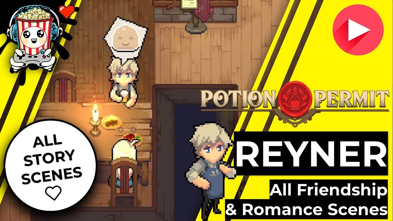 Potion Permit: Reyner – All Friendship & Romance Scenes (+ Confession ❤️ and Dating 🌹)