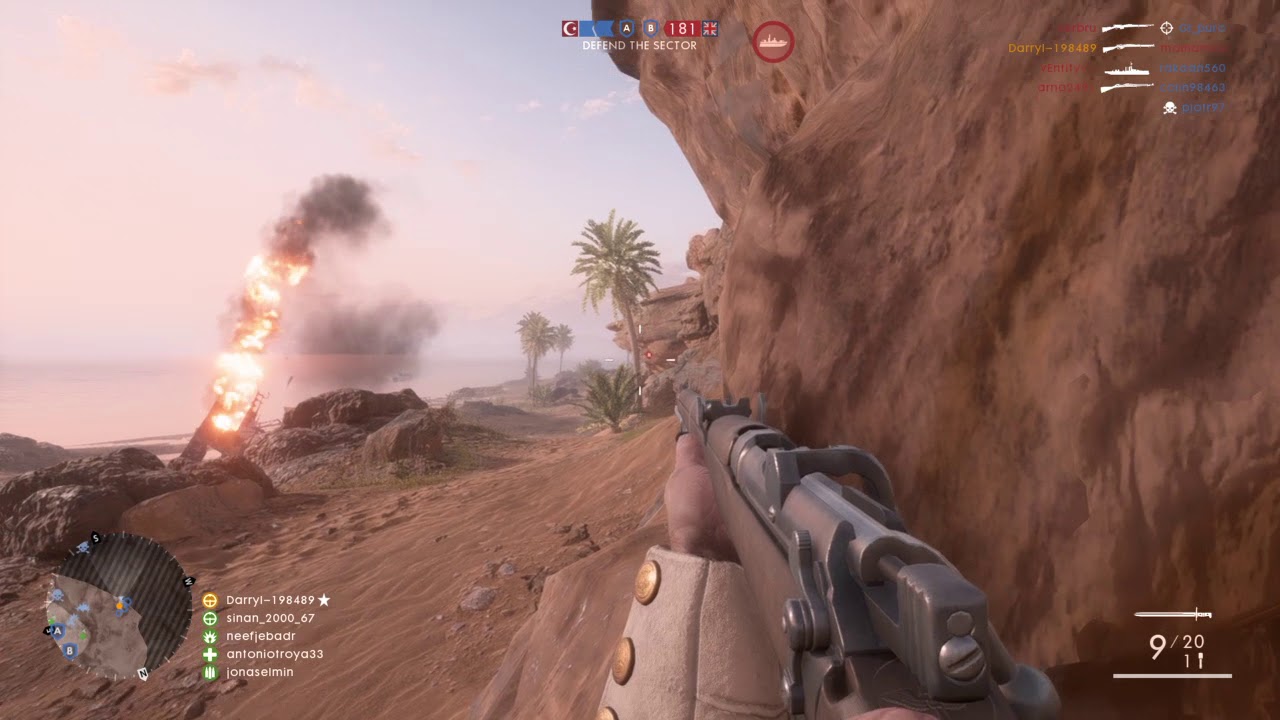 Battlefield&trade; 1 beach landing denied