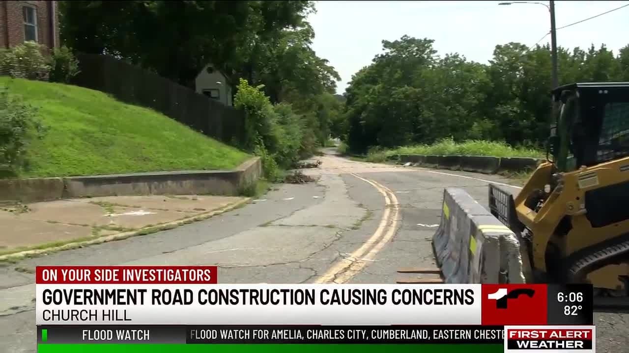 Government Road откроется после масштабных работ на склоне; жители требуют успокоения трафика