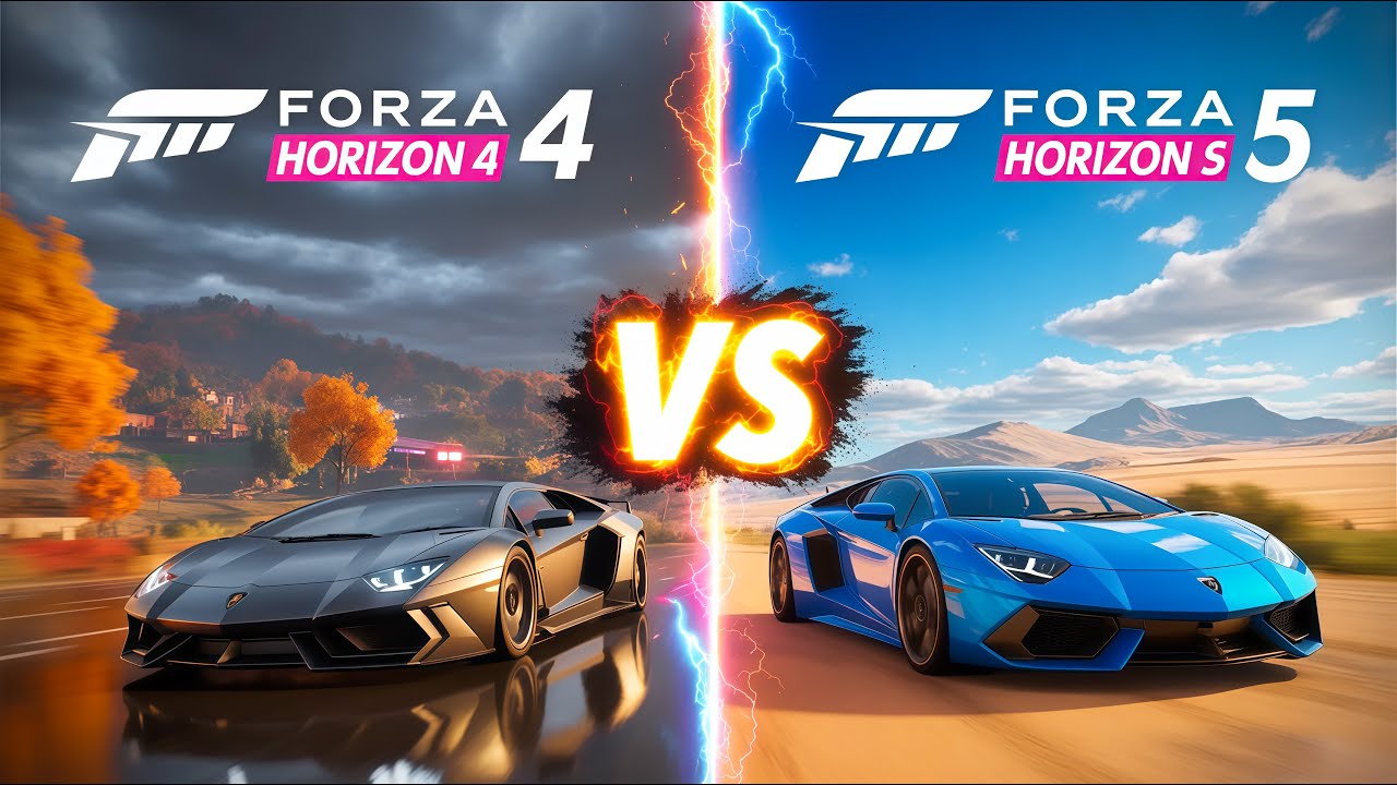 Forza Horizon 4 vs Forza Horizon 5 | Graphics, Cars, Map & Gameplay Comparison 🔥