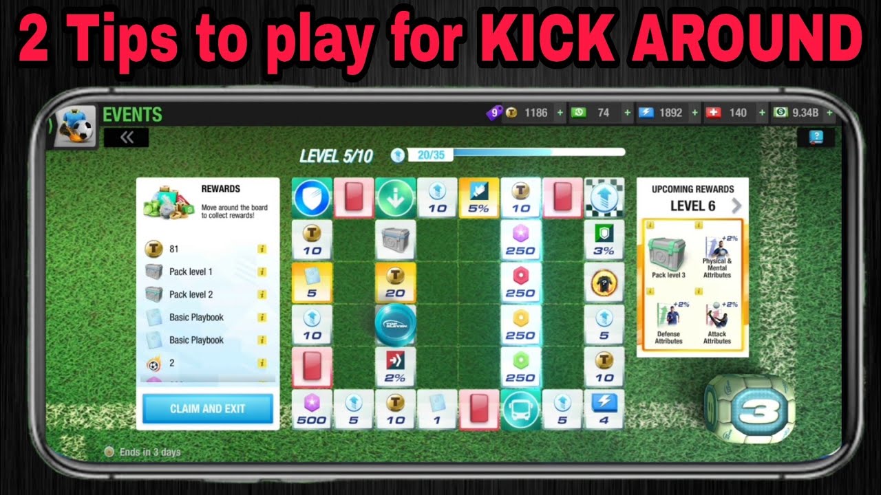 2 Tips to play KICK AROUND events in Top Eleven 2024