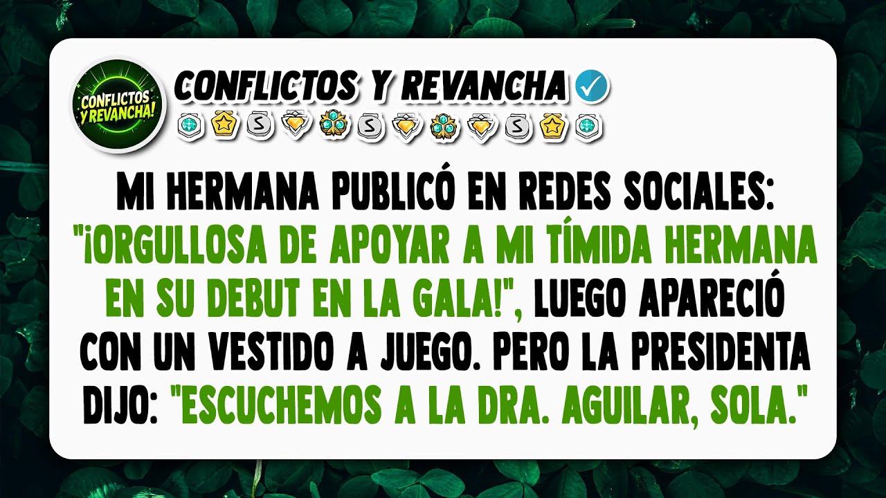 Mi Familia Dijo Que Me Avergonzaría, Luego Enviaron a Mi Hermana para Reemplazarme en la Gala...