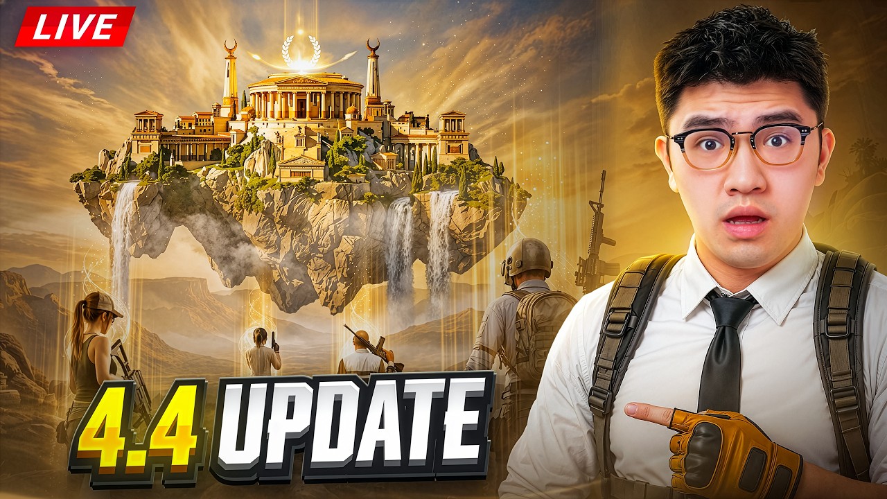 PUBG MOBILE 4.4 UPDATE IS HERE 👀 | LIVE GAMEPLAY