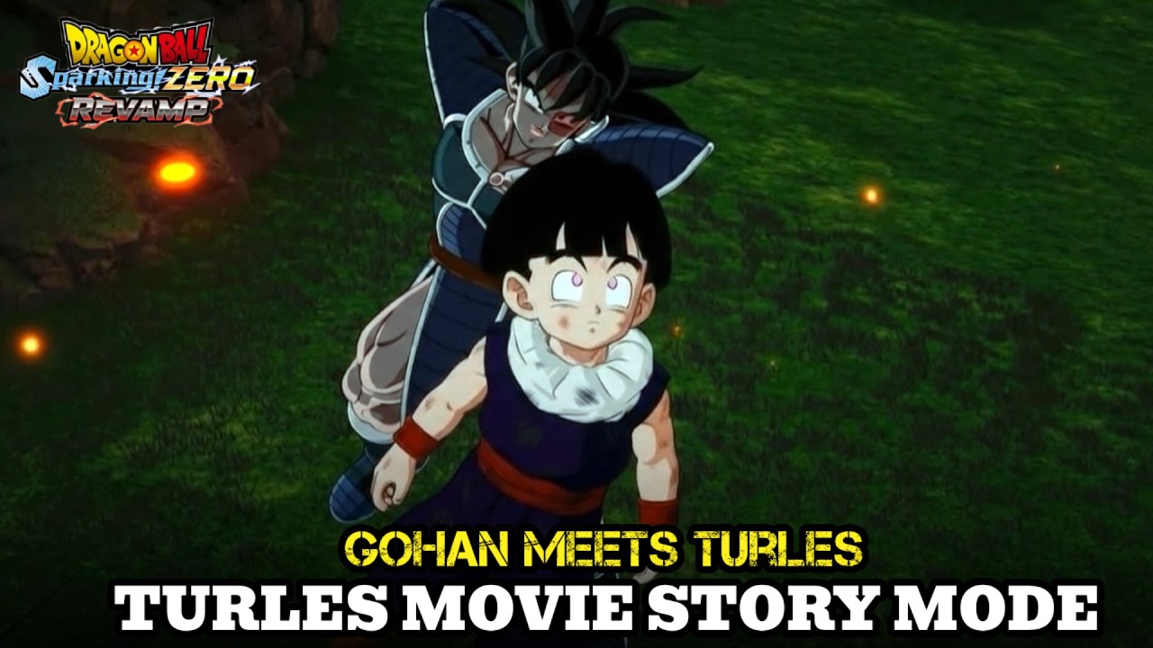 TURLES MOVIE STORY MODE IN SPARKING ZERO! | Tree Of Might | GOHAN MEETS TURLES