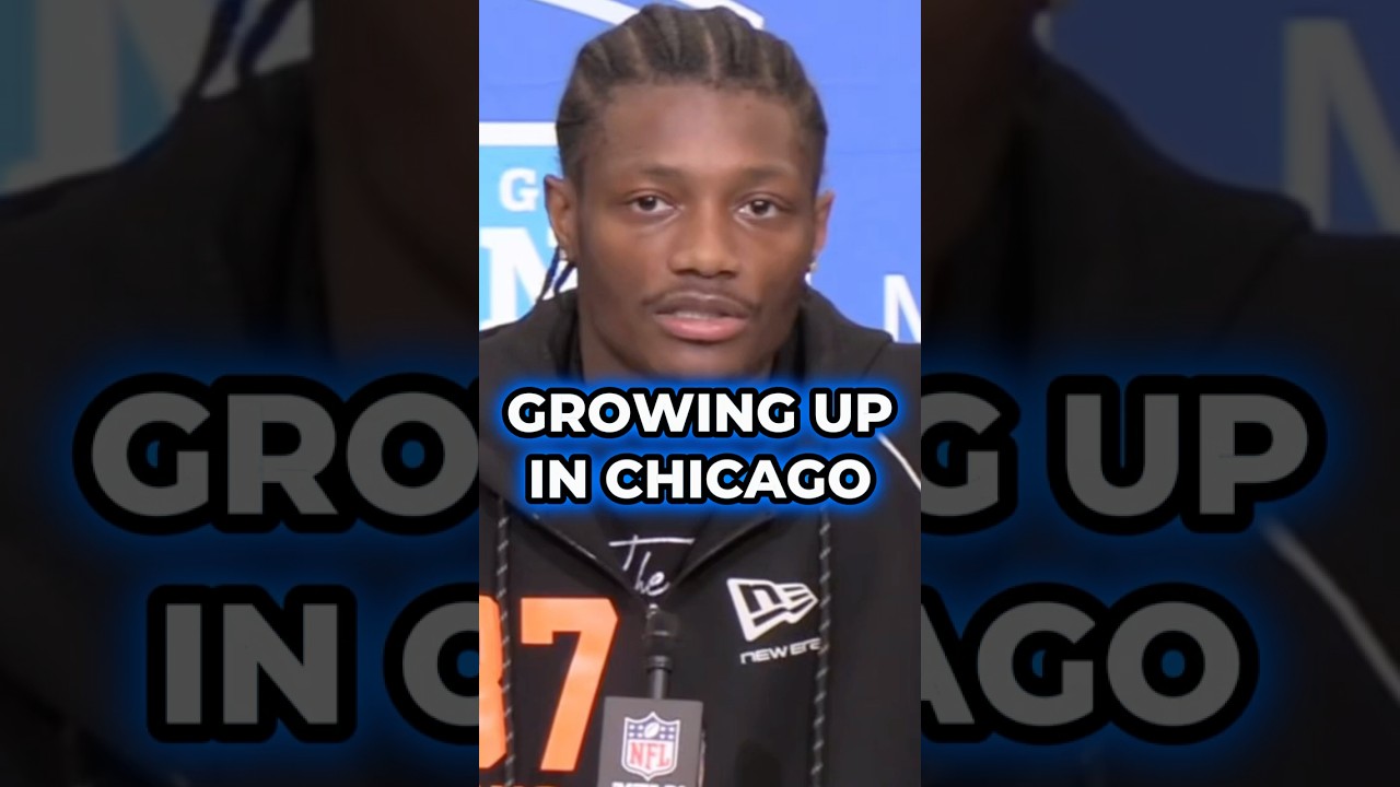 Ohio State WR Carnell Tate SOUNDS OFF On Growing Up In Chicago #shorts #bears #nfl