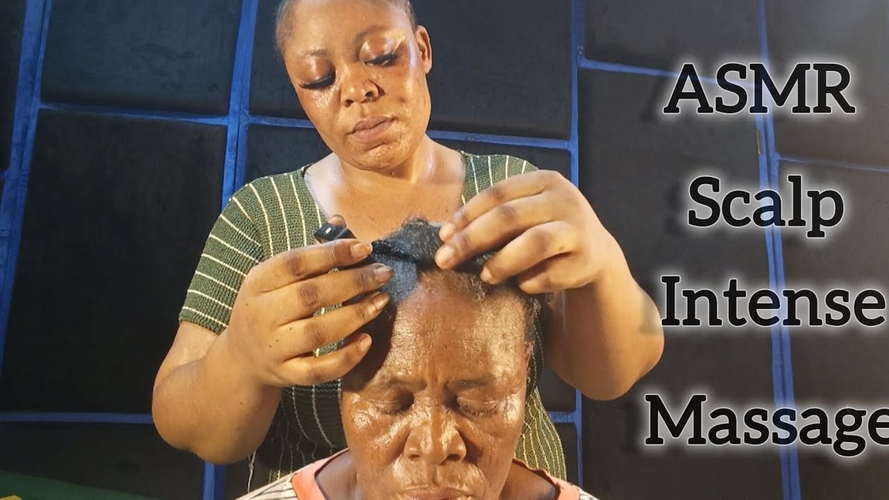 ASMR, Scalping, Intense Scalp Massage, Brain tingling, peaceful Sleep #relax#visualtingle #massage  