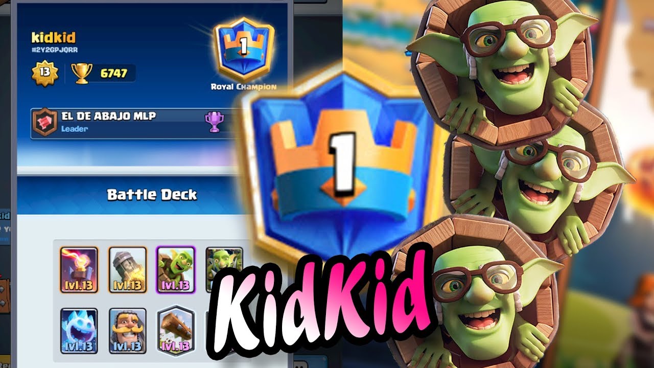 KIDKID How to BEAT EVERY Meta DECK w/ LogBait Classic - Clash Royale